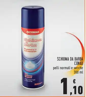 Conad Conad Schiuma da Barba 300ml offerta