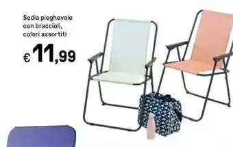 Iper La Grande Sedia pieghevole con braccioli offerta