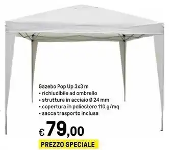 Gazebo pop up 3x3 m