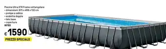 Iper La Grande Intex piscina ultra xtr frame rettangolare offerta