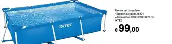 Iper La Grande Intex piscina rettangolare offerta