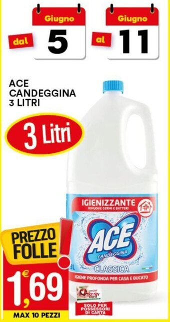 ACE CANDEGGINA 3 LITRI