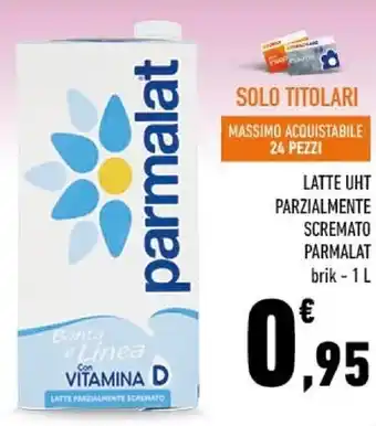 Conad City Parmalat latte parzialmente scremato offerta