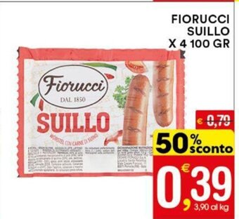 FIORUCCI SUILLO X 4 100 GR