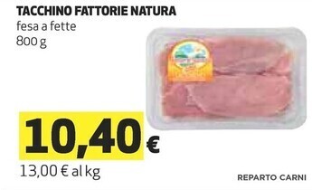 Coop Fattorie natura tacchino offerta
