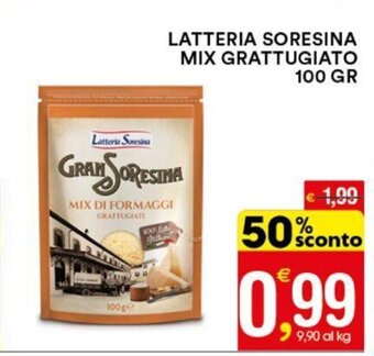 LATTERIA SORESINA MIX GRATTUGIATO 100 GR