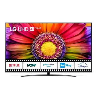 Lg uhd 75'' serie ur81 75ur81006lj, tv 4k, 3 hdmi, smart tv 2023