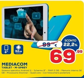 Mediacom tablet m-sp8ey
