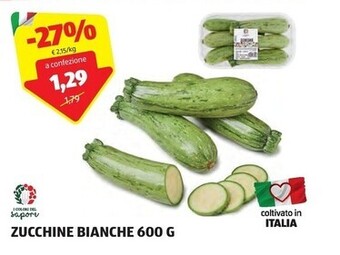 ALDI I colori del sapore zucchine bianche 600 g offerta