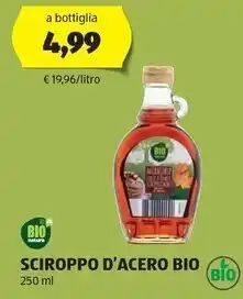 ALDI Bio natura sciroppo d'acero bio offerta