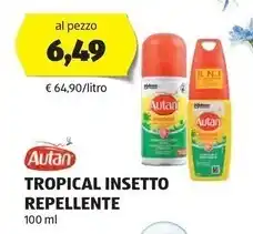ALDI Autan tropical insetto repellente offerta