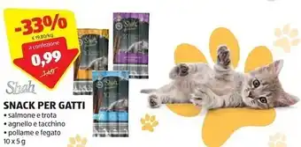 ALDI Shah snack per gatti offerta