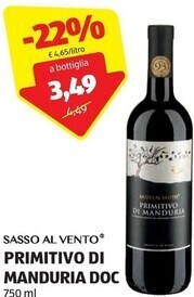 ALDI Sasso al vento - primitivo di manduria doc offerta