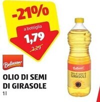 ALDI Bellasan olio di semi di girasole offerta