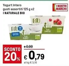 I naturale yogurt