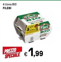 Iper La Grande Fileni 4 uova bio offerta