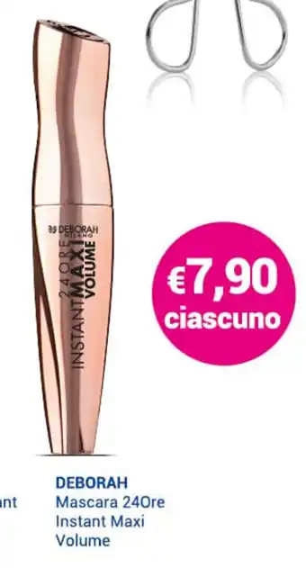 Acqua & Sapone Deborah Mascara 24Ore Instant Maxi Volume offerta