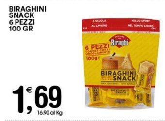BIRAGHINI SNACK 6 PEZZI 100 GR