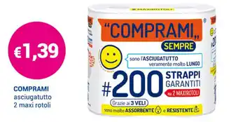 Acqua & Sapone Comprami asciugatutto 2 maxi rotoli offerta