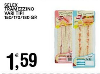 SELEX TRAMEZZINO VARI TIPI 150/170/180 GR