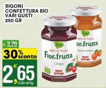 RIGONI CONFETTURA BIO VARI GUSTI 250 GR