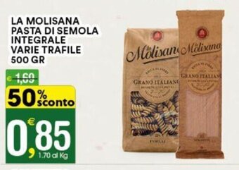 LA MOLISANA PASTA DI SEMOLA INTEGRALE VARIE TRAFILE 500 GR