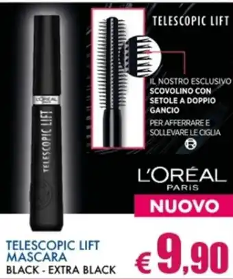 Casa & Co TELESCOPIC LIFT MASCARA BLACK-EXTRA BLACK offerta