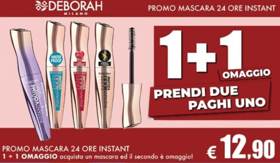 Casa & Co DEBORAH MILANO PROMO MASCARA 24 ORE INSTANT offerta
