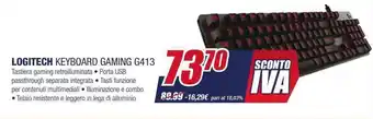 LOGITECH KEYBOARD GAMING G413