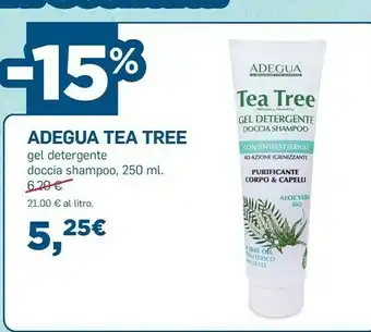 Coop Adegua Tea Tree Del Detergente Doccia Shampoo offerta