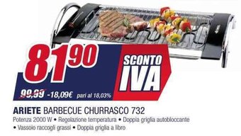 ARIETE BARBECUE CHURRASCO 732