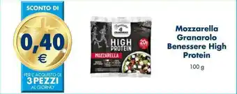 Esselunga Mozzarella Granarolo Benessere High Protein 100 g offerta