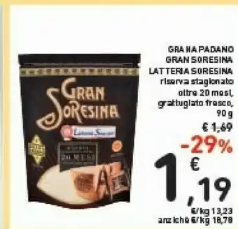 Conad Latteria Soresina Grana Padano Gran Soresina offerta