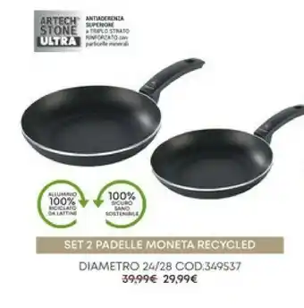 Set 2 Padelle Moneta Recycled