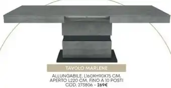 Tavolo Marlene