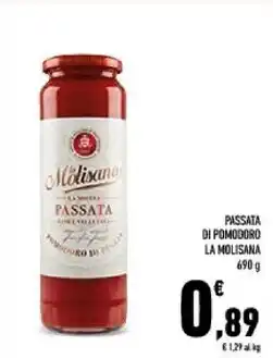 Conad City La molisana passata di pomodoro offerta
