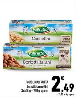 Conad City Valfrutta fagioli offerta