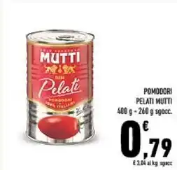 Conad City Mutti pomodori pelati offerta