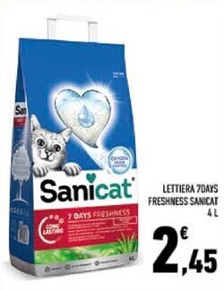 Conad City Sanicat lettiera 7days freshness offerta