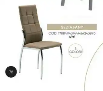 Conforama Sedia Fany offerta