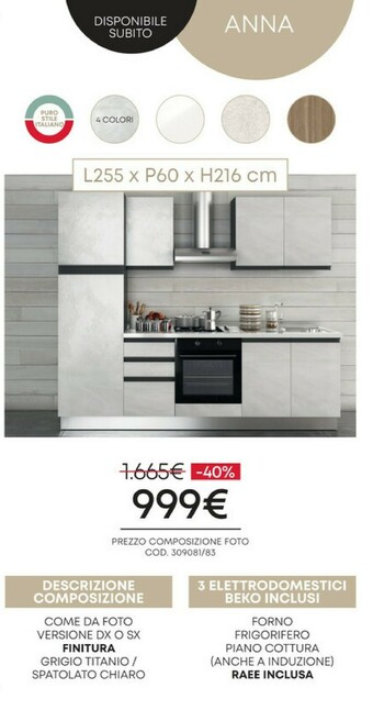 Conforama Arredamento Cucina offerta