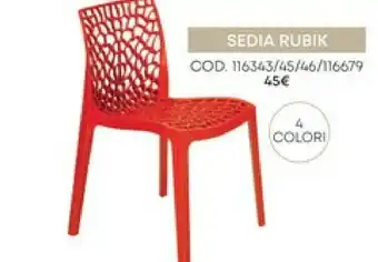 Conforama Sedia Rubik offerta