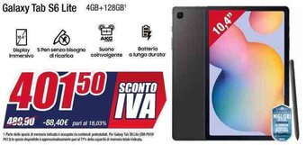 SAMSUNG Galaxy Tab S6 Lite