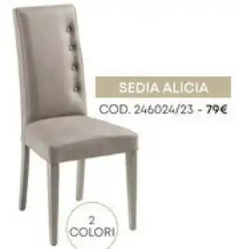 Conforama Sedia Alicia offerta