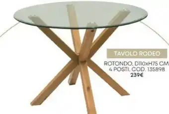 Conforama Tavolo Rodeo Rotondo offerta