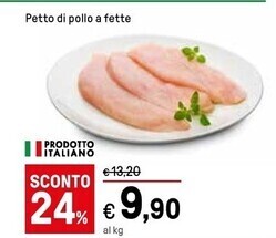 Petto di pollo a fette