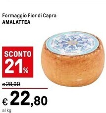 Iper La Grande Amalattea formaggio fior di capra offerta