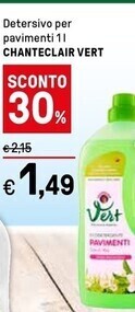Iper La Grande Chanteclair detersivo per pavimenti offerta