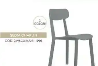 Conforama Sedia Chaplin offerta