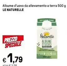 Iper La Grande Le naturelle albume d'uovo da allevamento a terra offerta